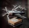 Picture of Solar Plane Car Aroma | Car Refreshner | Fan Rotating Solar Plane