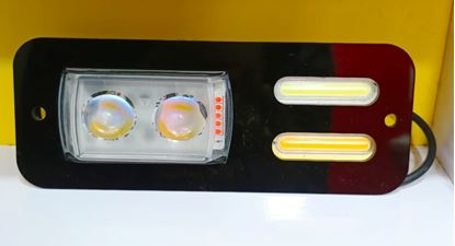 Picture of Hiroof Bolan Ravi Bumper Fog Lights 3Lens With Running Indicators